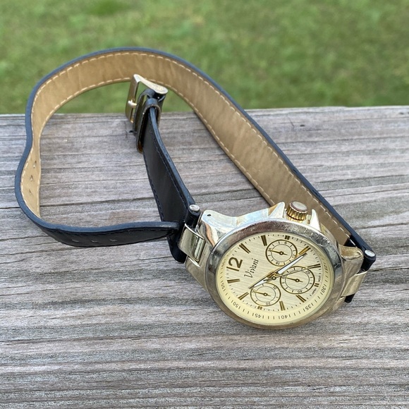 Vivani wrap watch black vegan leather Japan movement - Picture 10 of 10